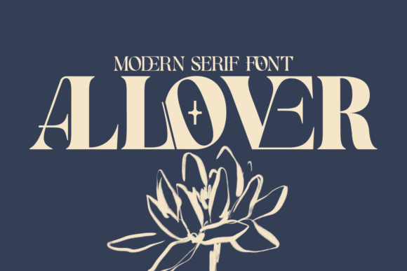 Allover Modern: An Elegant Serif for Bold Branding