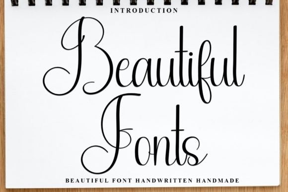 Beautiful Fonts: Discover This Elegant Handwritten Typeface