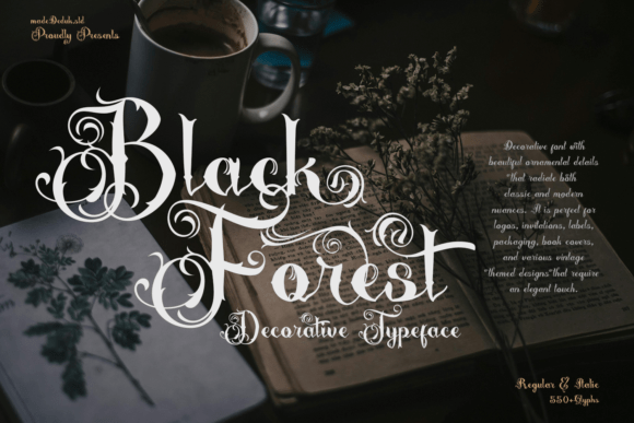 Black Forrest: A Vintage Typeface for Elegant Design