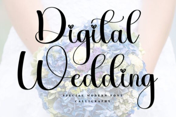 Digital Wedding: Elegant Fonts for Modern Designs