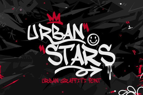 Discover Urban Stars: A Dynamic Handwriting Font