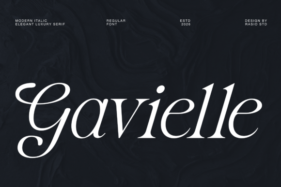 Gavielle: A Modern Serif for Elegant Branding