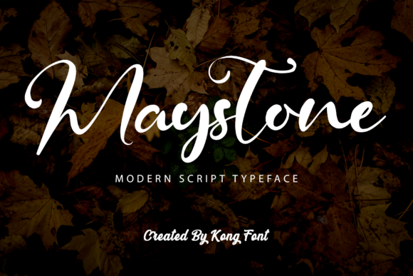 Maystone: A Playful Handwritten Script for Creative Projects