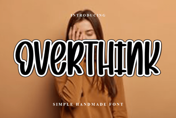 Overthink: A Modern Script Font for Elegant Design