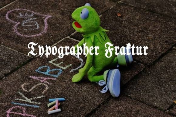 Typographer Fraktur: A Distinct Blackletter Font for Designers