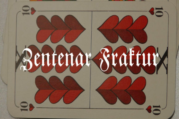 Zentenar Fraktur: A Bold Blackletter Font for Distinctive Design
